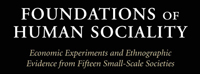 Foundations of Human Sociality